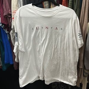 Womens Grunt Style Relaxed Fit USA 1776 T-Shirt XXL